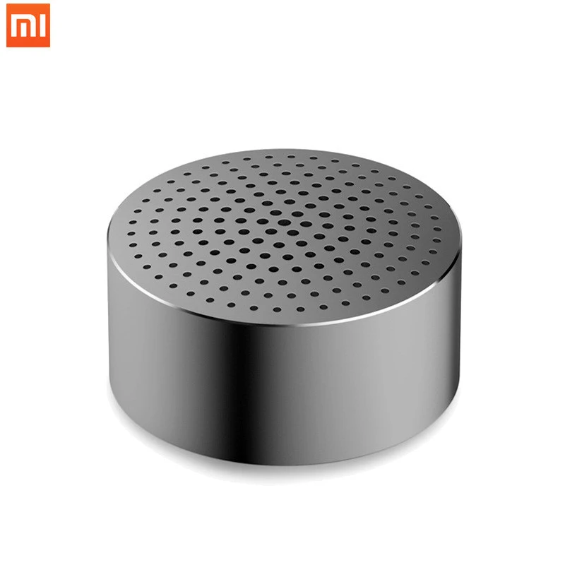 Xiaomi Bluetooth Дополнительный вход громкоговорителя-в громкой связи вызов стерео портативный беспроводной MP3-плеер алюминиевая рамка громкой связи динамик - Цвет: gray