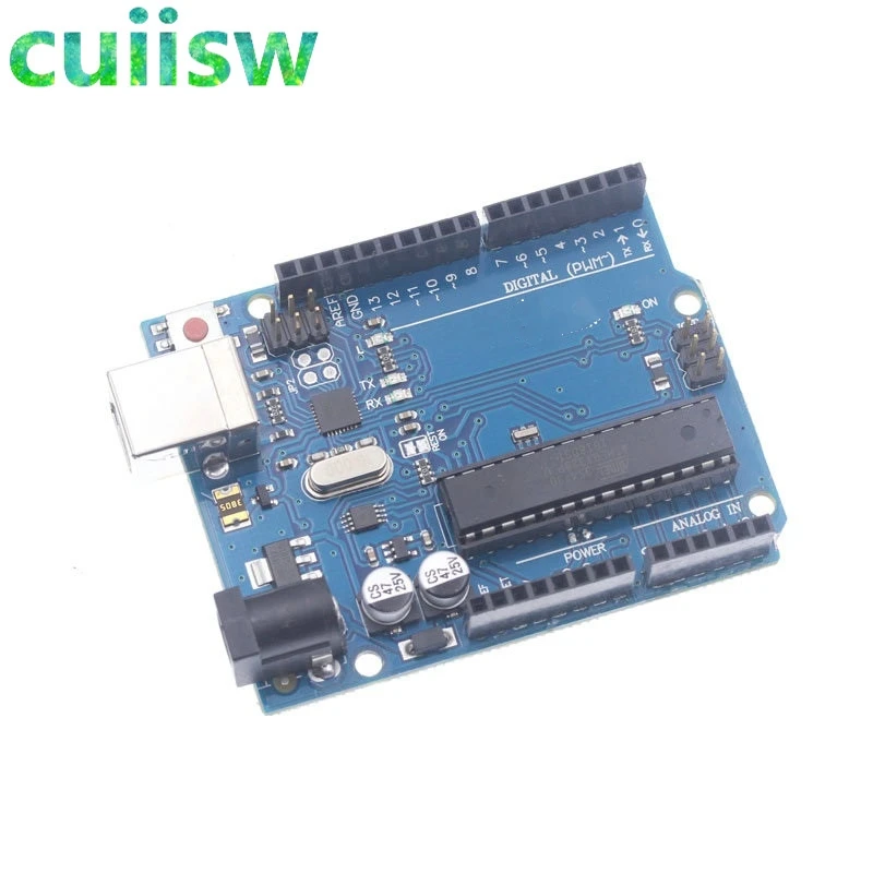 Макетная плата UNO R3 для arduino MEGA328P ATMEGA16U2 + кабели 1 шт.|uno r3 atmega328p|uno r3uno uno |