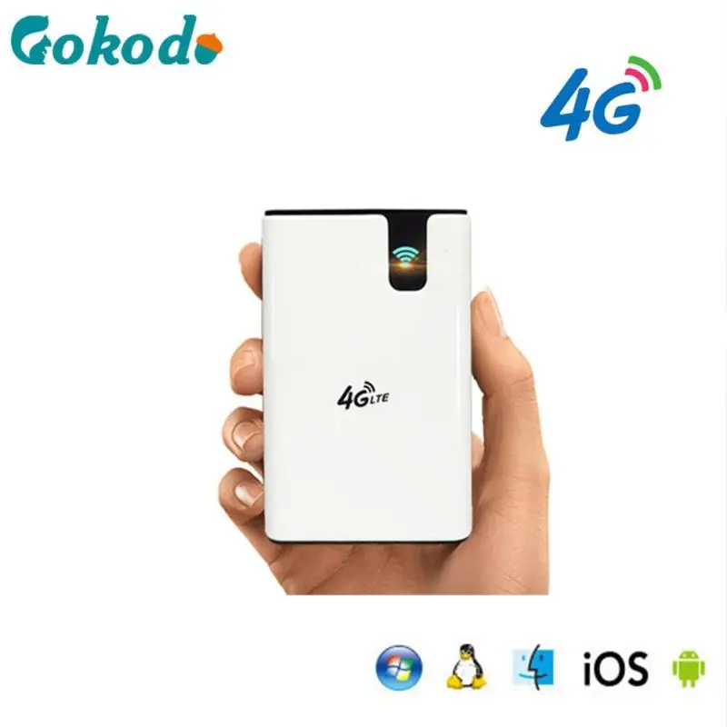 Q7 Мини Wi-Fi роутер беспроводной 4G LTE 7500 мАч батарея Powerbank Qualcomm 150 Мбит/с Низкое энергопотребление более высокая производительность стабильная