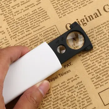 

High Magnification 20x 45x Dual Lens Portable Mini Pull-type LED Magnifier for Home Office Reading Jewelry Appraisal