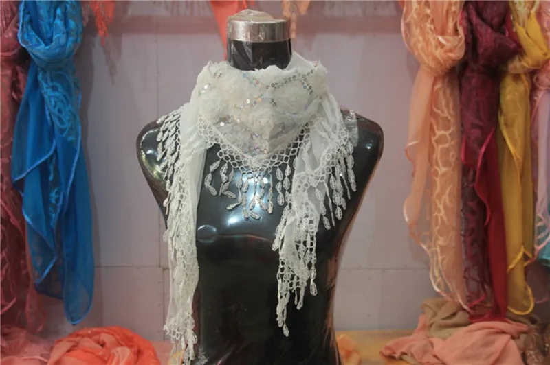 1 шт. новинка женские шали и шарфы с кисточками осенний женский Шелковый