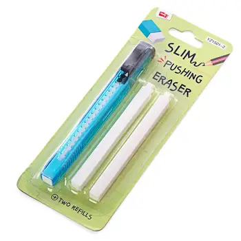 

Vividcraft 1pc Cute Eraser with 2 Refills School Supplies Shape Eraser Pencils Refills Eraser Scalable Creative Novelty Kni Z1Z4