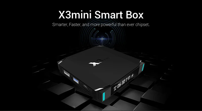ТВ коробка Ax3mini Amlogic s905x3 WI-FI Media player 4-х ядерный 8K сетевой Декодер каналов кабельного телевидения Netflix Play Store x3 Мини Android 9 IP ТВ коробка
