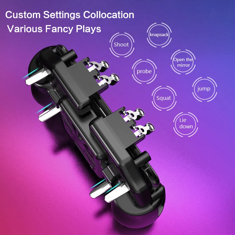 Pubg Controller Fire Button Shoot Game Controller Pubg Gamepad Mobile Joysticks For iPhone X Xiaomi