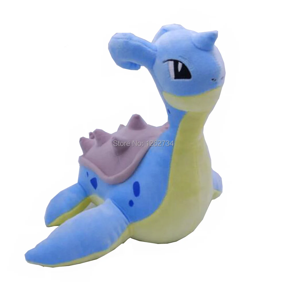

Free Shipping EMS 20/Lot Lapras 25CM Anime Plush Doll Figure Soft Best Gifts For Children