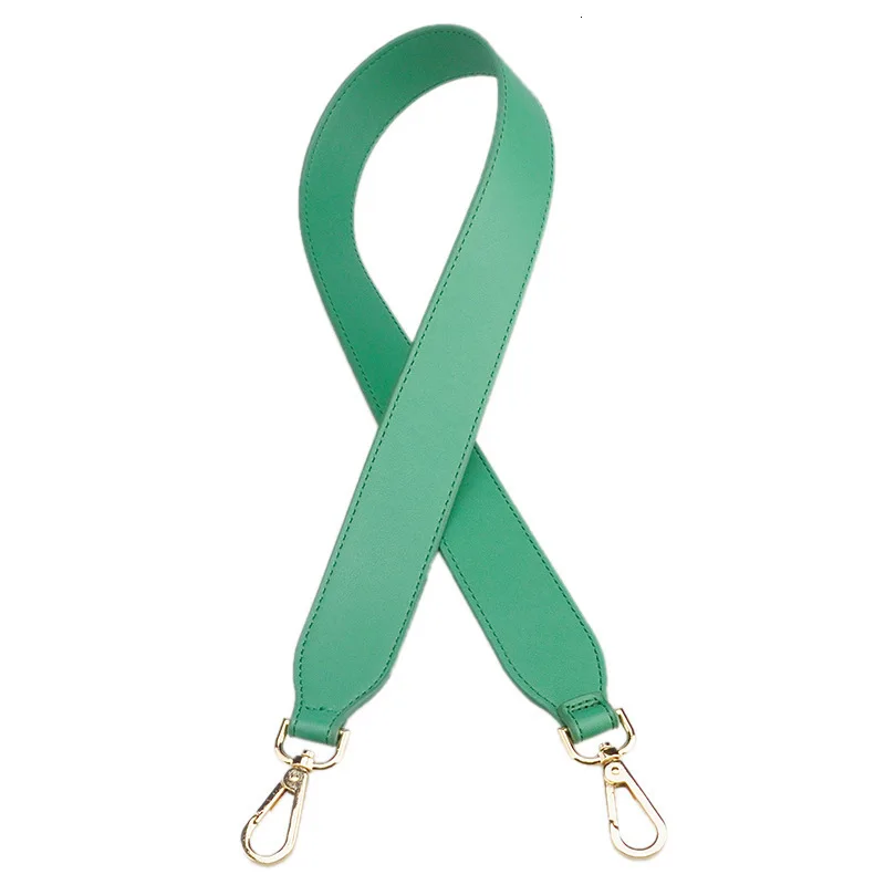 19Double-sided Green Сумка однотонная искусственная кожа длина ремня 90 см не регулируемая женская сумка на плечо сменная сумка с диагональным декоративным ремешком - Цвет: 19Double-sided Green
