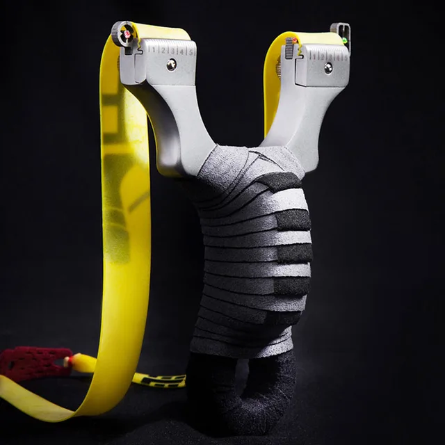 US $12.01 Slingshot Hunting Stainless Steel Catapult High Quality Shooting Sling Shot Outdoor Sport Game with