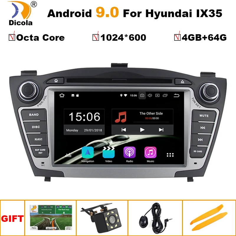 4+64G IPS Car DVD GPS Navigation System for Hyundai Tucson IX35 2Din Android 9 Stereo Radio Audio Music Video Multimedia Player 4+64G IPS Car DVD GPS Navigation System for Hyundai Tucson IX35 2Din Android 9 Stereo Radio Audio Music Video Multimedia Player