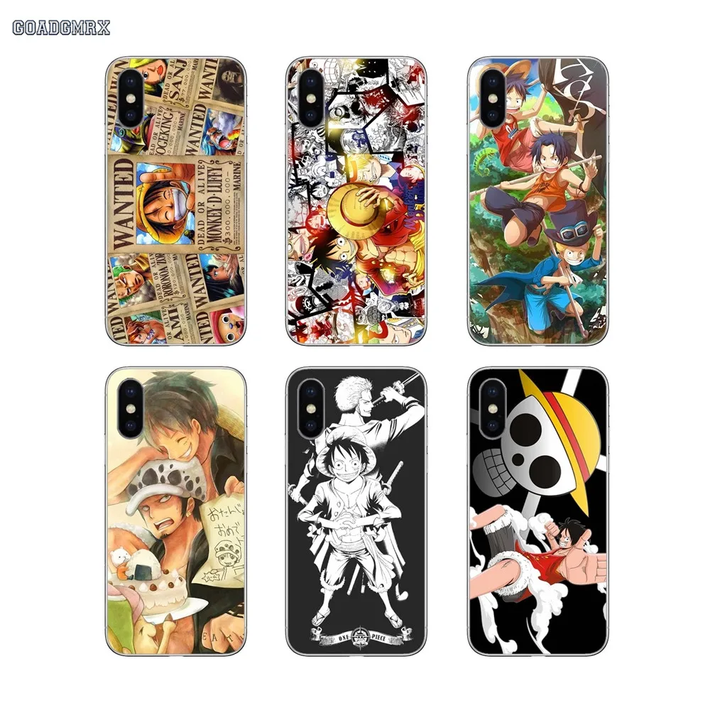 Для samsung Galaxy Alpha J1 J3 J5 J7 Prime 2016 J330 530 730 Note 2 3 4 5 8 9 Grand Аниме one piece Luffy Мягкие Чехлы |