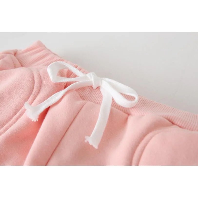 baby girls boys winter pants 1-11T kids velvet trousers infant warm pants children plush inside sport trousers girls clothes