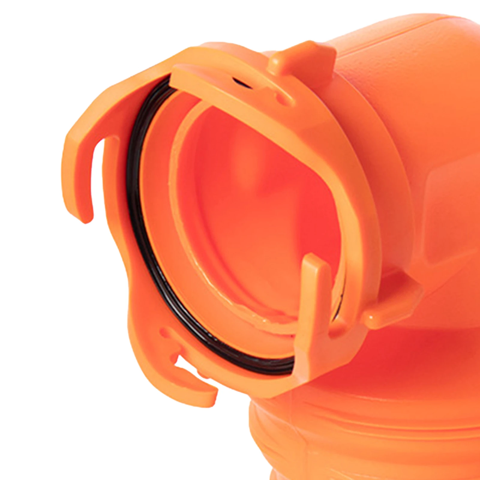 90 Degree RV Sewer Hose Swivel Elbow Fitting Adapter For 3 31/2 4 Pipe Threads Orange