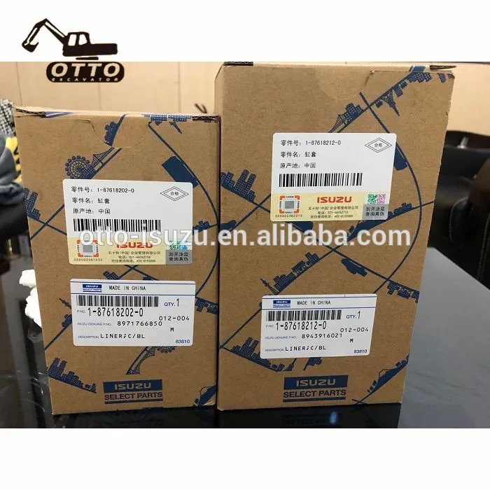 

8-97176685-0 1-87618202-0 4JB1 Engine Liner Kit Piston Kit For Sales