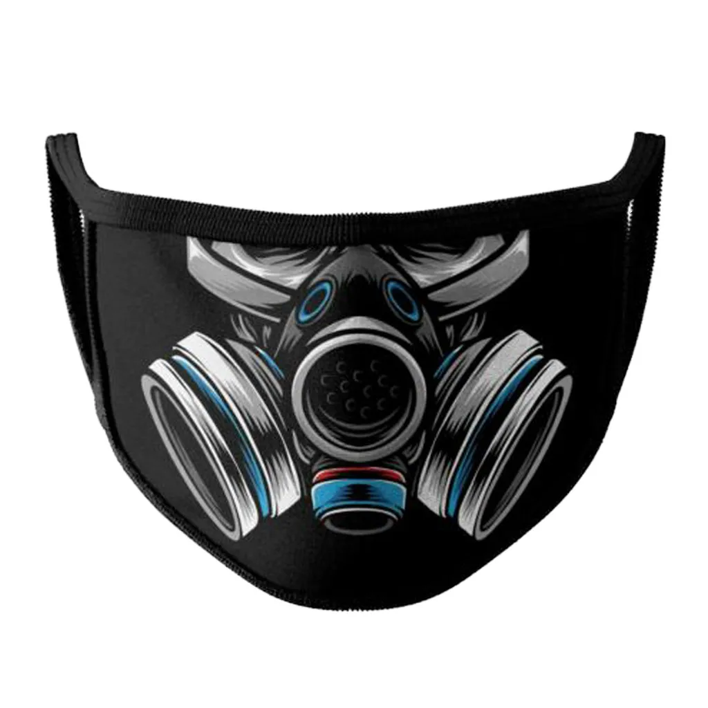 Комплект из 2 предметов с принтом череп летние взрослые маска для губ лица