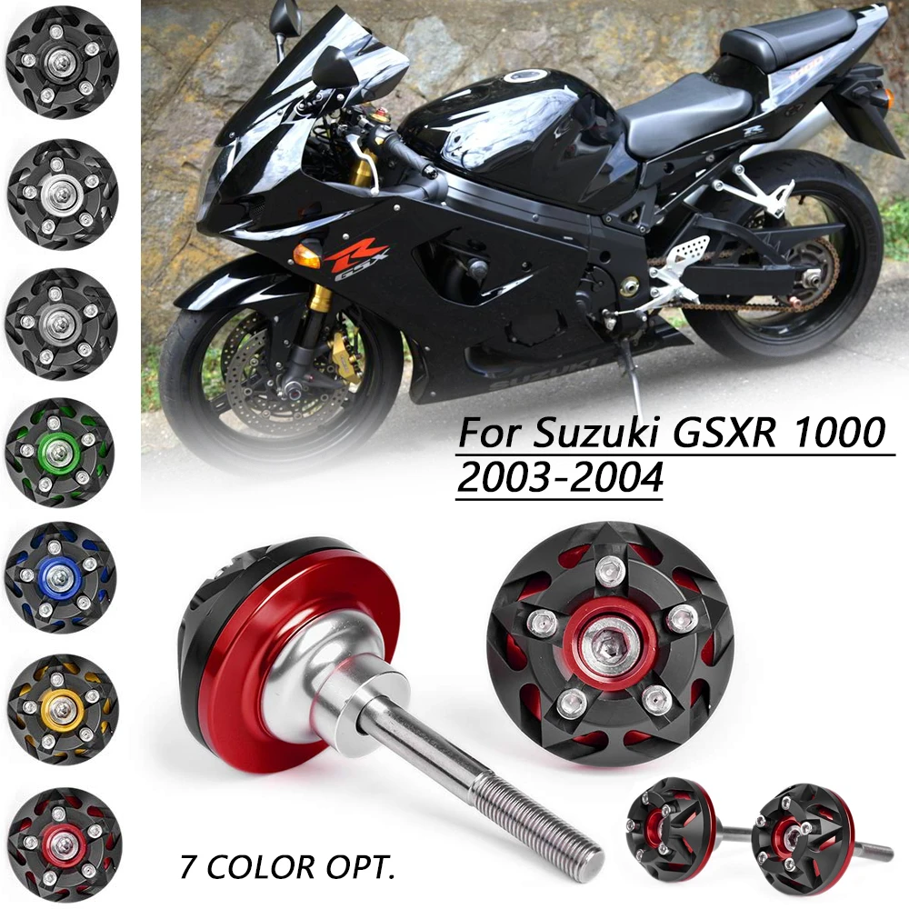 Details about / For Suzuki GSX-R 1000 GSXR1000 2007 2008 Frame Slider Protector Crash Pads Black