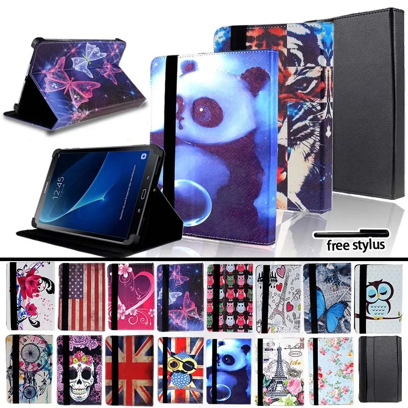

KK&LL For Samsung Galaxy Tab 2 p3100 I705/Tab 3 p3200 T210/Tab 4 LTE SM-T235/SM-T230 7" Leather Tablet Stand Folio Cover Case
