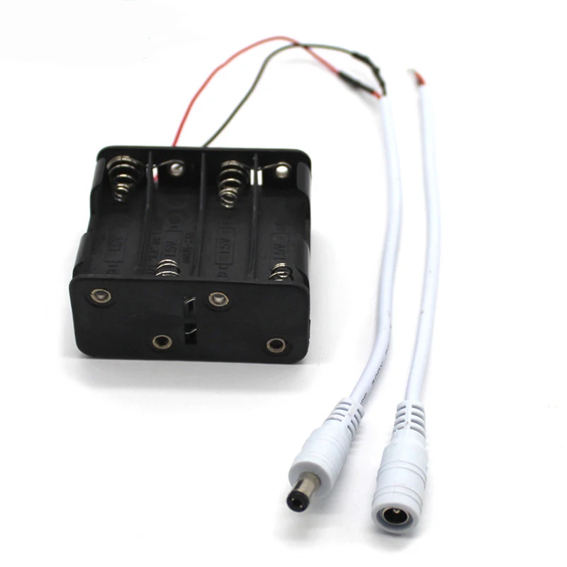 

MasterFire 10 шт./лот 8AA 12 в держатель для зажима для батарей, коробка для хранения, корпус, 8 батарей AA, стек с разъемом постоянного тока 5,5*2,1 мм