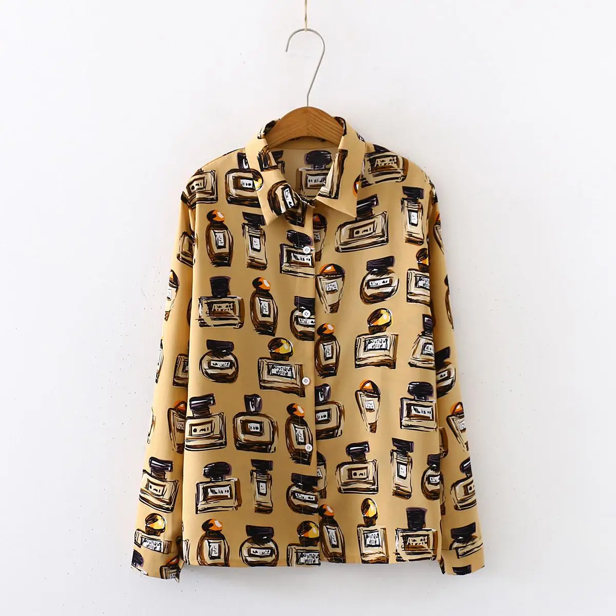 Модная Повседневная Уличная женская блузка 2020 Весенняя шифоновая с длинным