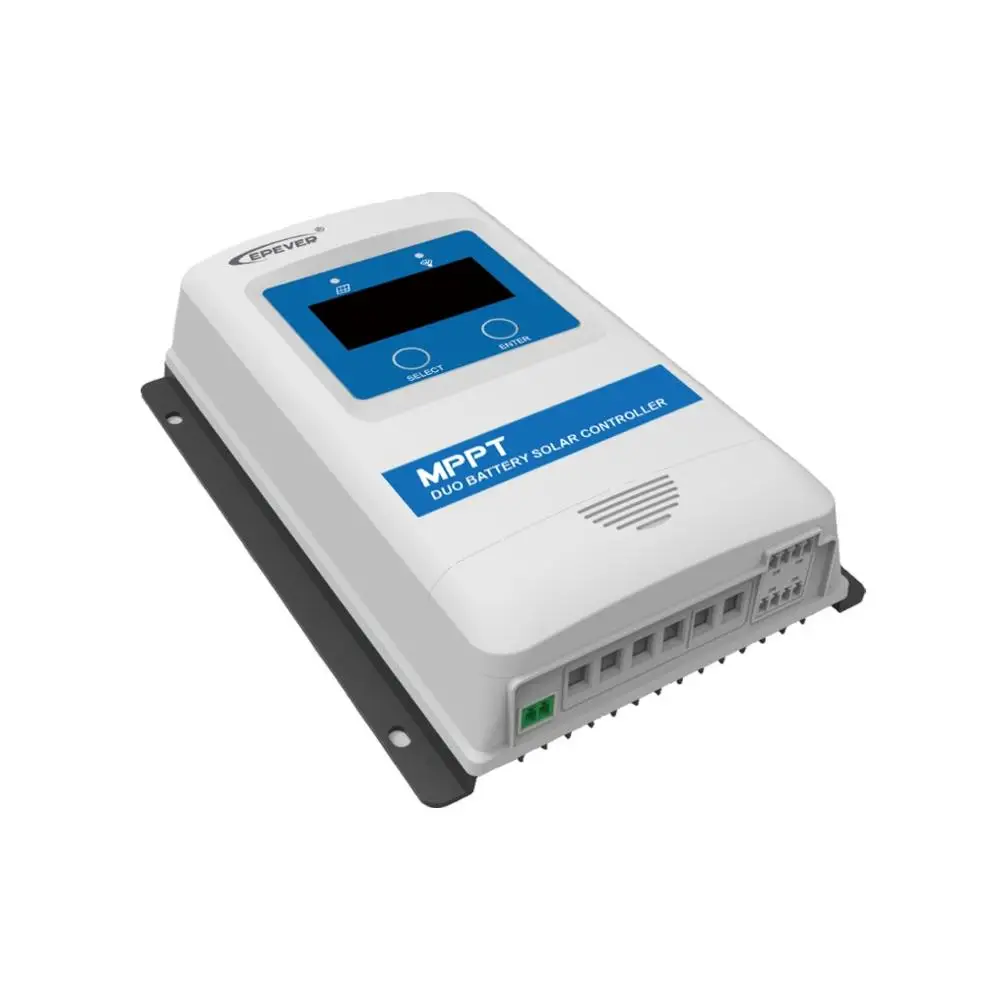 Epever 30A 20A 10A Двойной аккумулятор MPPT Солнечный контроллер Макс PV 100V DuoRacer Регулятор