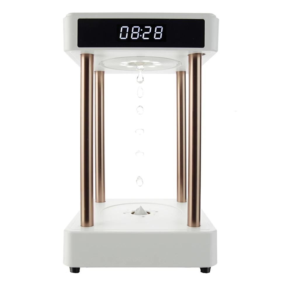Magic Levitating Water Drops Time Hourglass Floating Desk Lamp For Child Pet Gifts Room Home Office Decor LED Night Light | Дом и сад