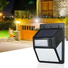 35 светодиодный светильник на солнечной батарее с датчиком движения, Уличный настенный светильник для дома и сада, садовый водонепроницаемый светильник, садовый светильник на солнечной батарее
