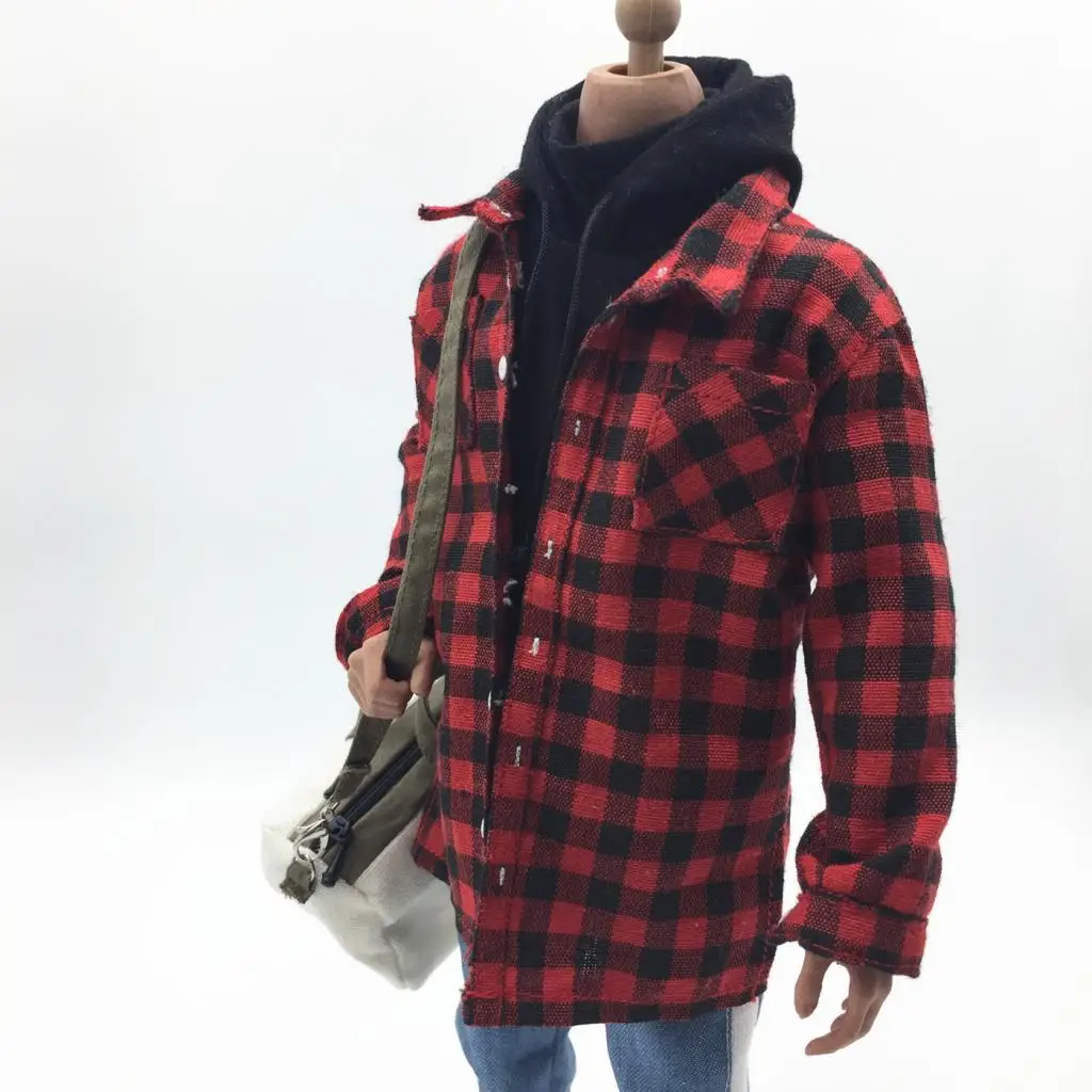 MagiDeal 1/6 Fashion Men Body Trousers Top Hoodie Shirts Bag for Dragon DML   12inch Action Figure