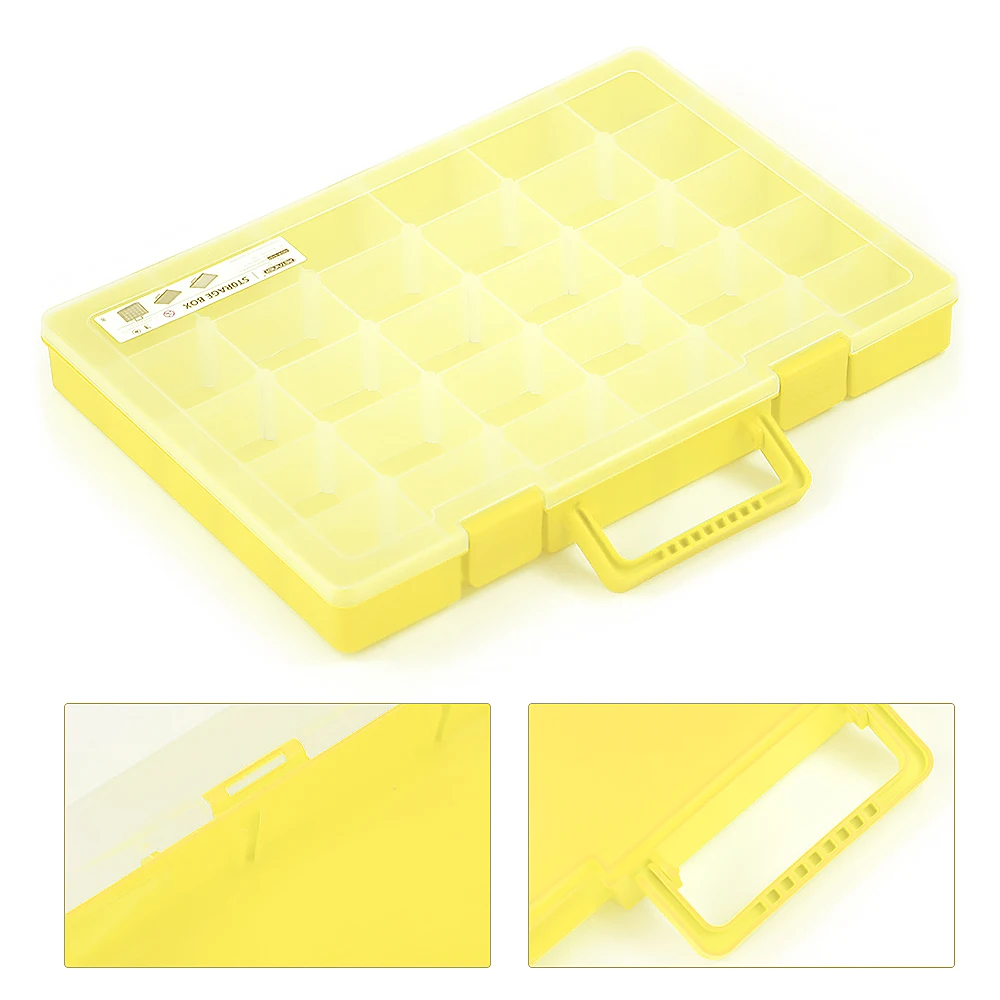 Hot Plastic Toy Organizer Parts Storage Box Craft Cabinet Tools Container Accessories Case with Carrying Handle 30 Grids | Дом и сад