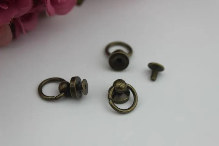 Diy сумка Кошелек Рамка аксессуары металлические кольца пять цветов замок Кнопка Пряжка Орнамент Крюк Сумка ремень металлическое кольцо кошелек ручка