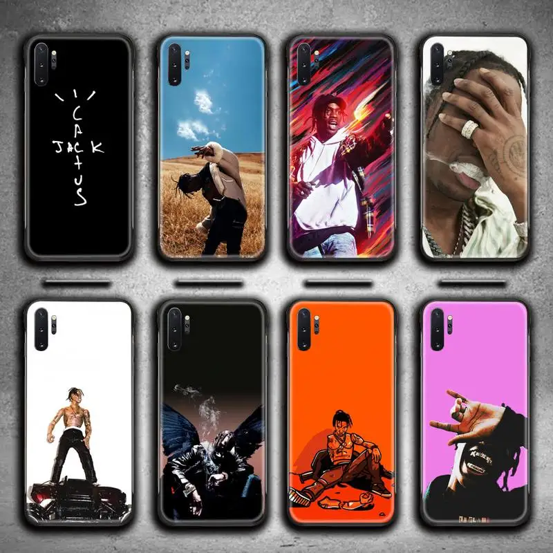 

Travis Scott Hip Hop Phone Case For Samsung Galaxy Note20 ultra 7 8 9 10 Plus lite J7 J8 Plus 2018 Prime