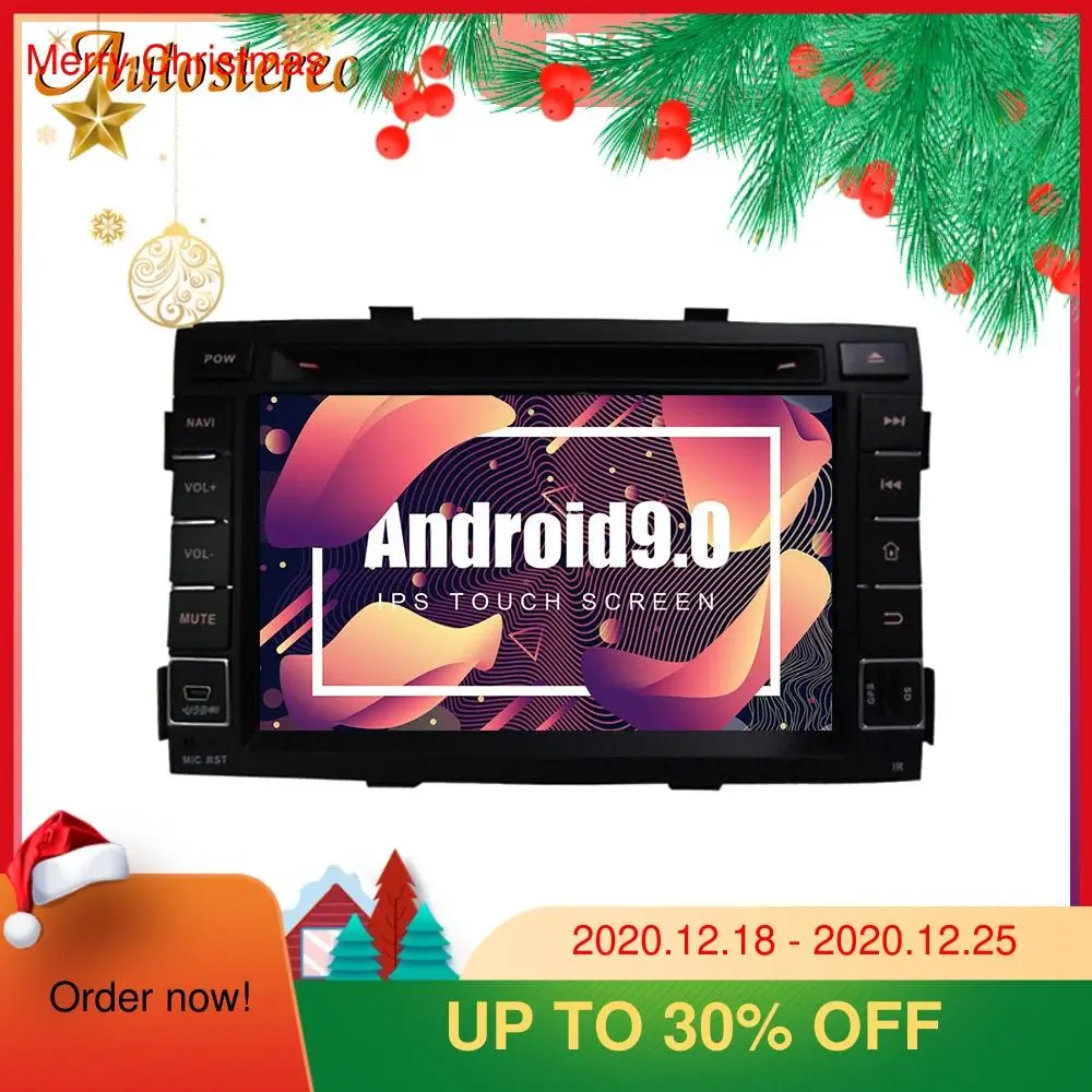 Android Octa 9 Core автомобильный CD DVD плеер GPS навигация для KIA SORENTO 2010 2012 Satnavi Autostereo