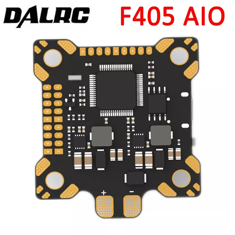 Контроллер полета DALRC F405 AIO Betaflight F4 MCU STM32F405 MPU6000 OSD 9 В/1 5a 5 В/2 а BEC 200A PDB для моделей RC