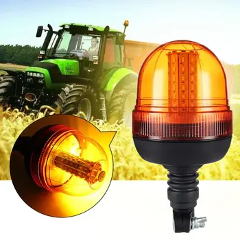 

60 LED Emergency Warning Flash Strobe Rotating Beacon Tractor Light Motor Amber
