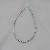 Collier ras du cou Simple en perles de rocaille pour femmes, Collier de bohème coloré fait à la main, cadeau de bijoux