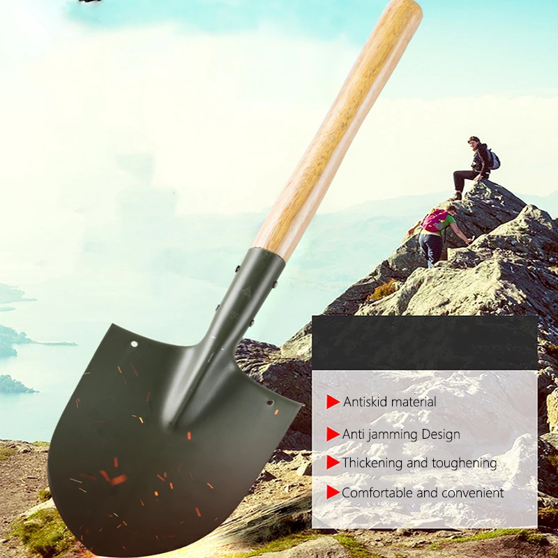 Outdoor Equipment Multifunctional Small Shovel Camping Shovel Self-defense Weapon Wild Survival Tool Hiking Accessories Hunting