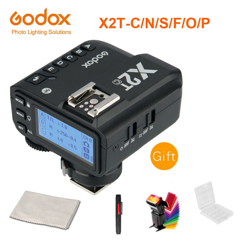 Godox беспроводной триггерный передатчик вспышки для камеры Canon Nikon Sony с Bluetooth HSS