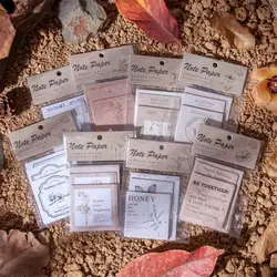 Lot de 30 cartes en papier série fleurs, matériel décoratif pour Scrapbooking, cartes inscriptibles, collage Album journal intime, fournitures de papeterie 