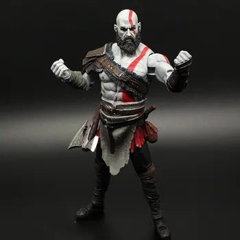 

Anime Action Adventure Game Father And Son Version Kratos Movable Joints GK Statue PVC Action Figure Collection Model Toy M3005