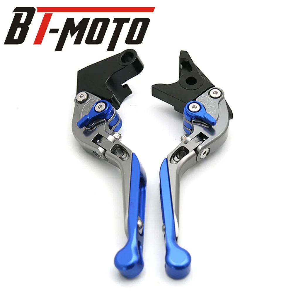 Motorcycle CNC aluminum Brake Clutch Lever Adjustable Folding Extendable For Kawasaki Z1000 2007- 08 09 10 11 12 13 14 15 - Цвет: R