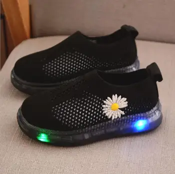 

Children's Mesh Led Shoes Boys Girls Lighted Sneakers Glowing Shoes for Kid Sneakers Boys Baby Sneakers with Luminous Sole