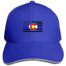 TSDFCSandwich Бейсбольная Кепка Унисекс В Стиле Дальнобойщика, тонкие синие флаги, королевский синий, один размер