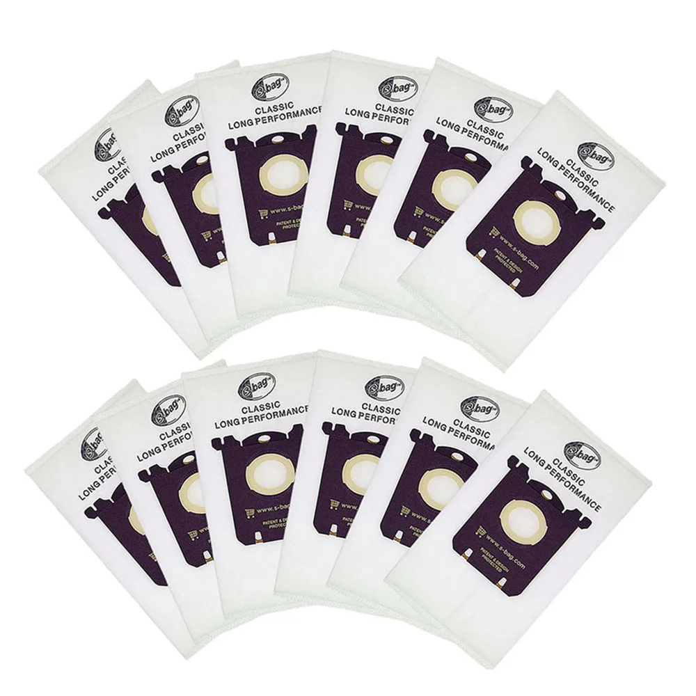 12 шт. пылесборник пылесос мешок S мешок для Philips Электролюкс FC8202 FC8204 FC9087 FC9088 HR8354 HR8360 HR8378 HR8426 HR8514