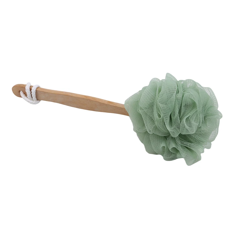 green Многофункциональная Бытовая щетка для ванной комнаты, Чистящая губка, щетка с длинной ручкой для ванной, щетка для мытья тела - Цвет: green