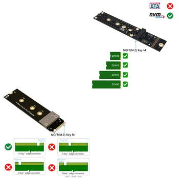

SSD Extension Cable Riser Cards 3.0 Extenders M2 M Key to PCI-Express for M.2 NVMe Household Computer Accessories