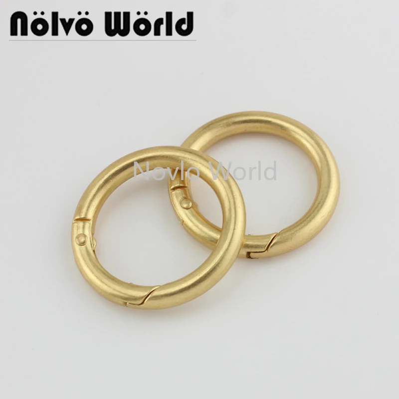 Мир Nolvo 5-20-100шт 26 мм 1 &quotсатиновый золотой цвет металлический Открытый круг Кольца
