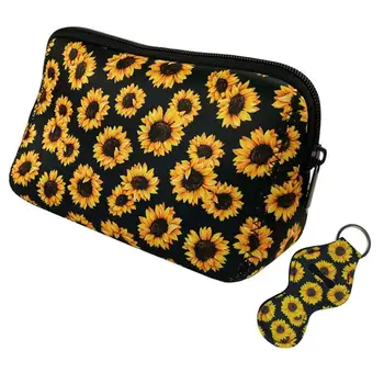 

2pcs/set Large Capacity Printing Portable Makeup Case Makeup Pouch Travel Bag Storage Bag for Travel Home Business Trip