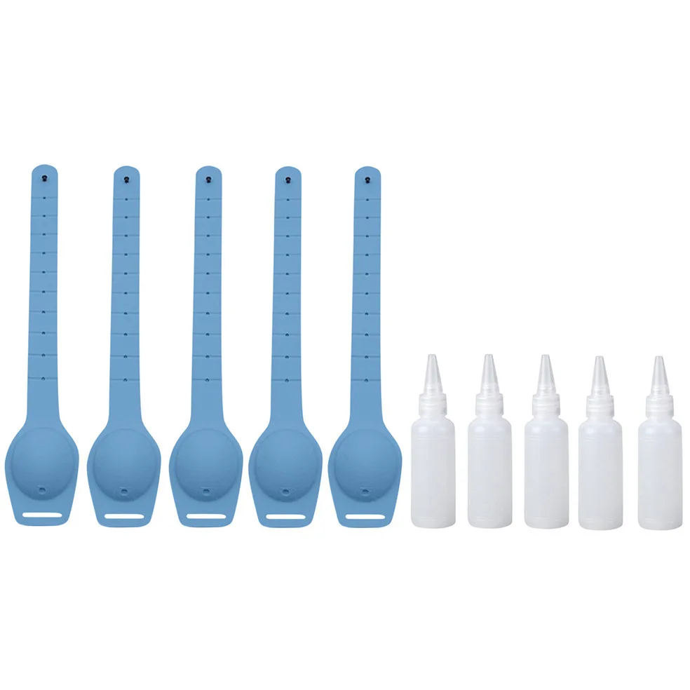 

Bracelet watch with hand sanitizer disinfectant alcohol dispenser silicone hand sanitizer portable bracelet dispenser 10ML 50*