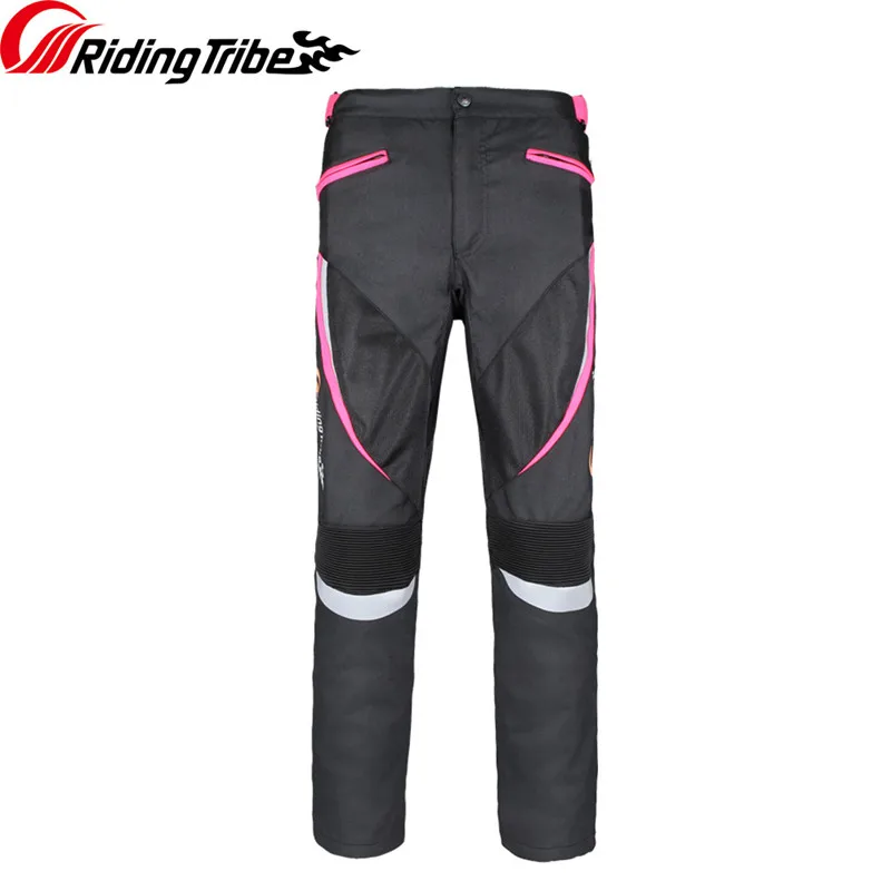 Женская мотоциклетная куртка, брюки, летняя зимняя водонепроницаемая теплая гоночная куртка, брюки, защитный костюм, одежда, современный дизайн, JK-52 JK-64 - Цвет: Pants - Pink