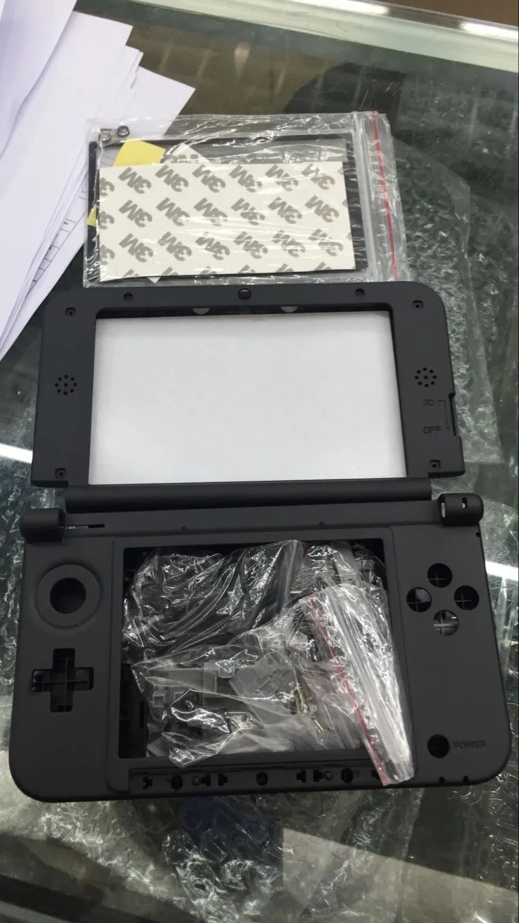 Черный/белый/синий цвет полный Корпус в сборе чехол для 3DS XL игровая консоль с кнопками Замена для 3DS LL