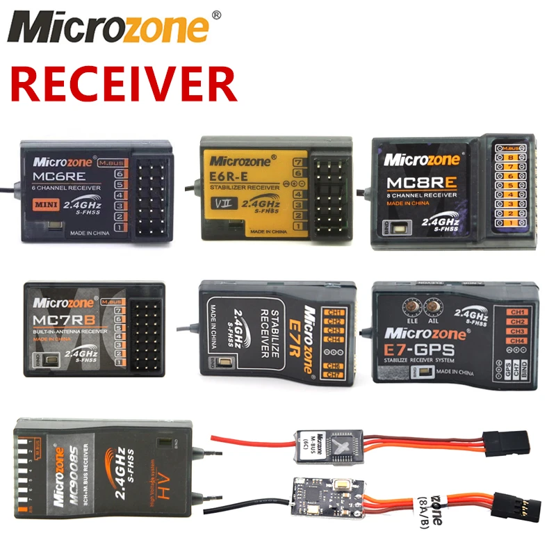 MicroZone MC6RE MC7RB MC6RE MIni Receiver 6CH for MicroZone MC6C MicroZone MC6RE MC7RB MC6RE MIni Receiver 6CH for MicroZone MC6C
