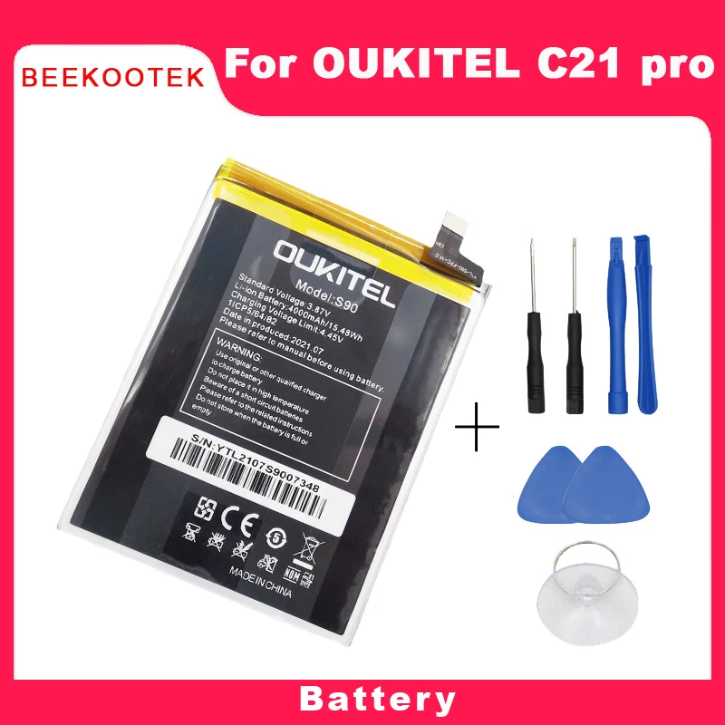 

New Original C21 Pro Official Battery Inner Phone Battery S90 Repair Replacement Accessories For OUKITEL C21 pro 6.39 Inch Phone