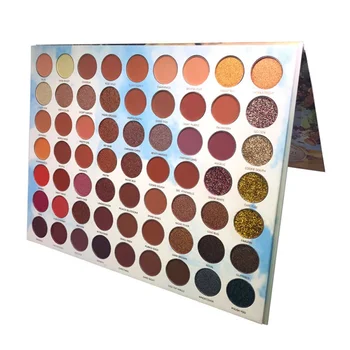 

63 Colors Earth Pigmented Shade Color Professional Shimmering Palette Glitter Eyeshadow Makeup Palette New